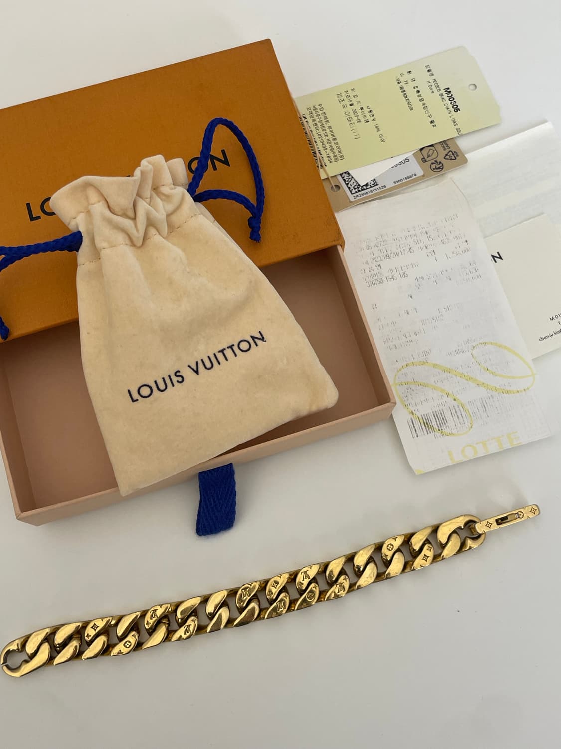 루이비통 체인 링크 M 금장 상품이미지1