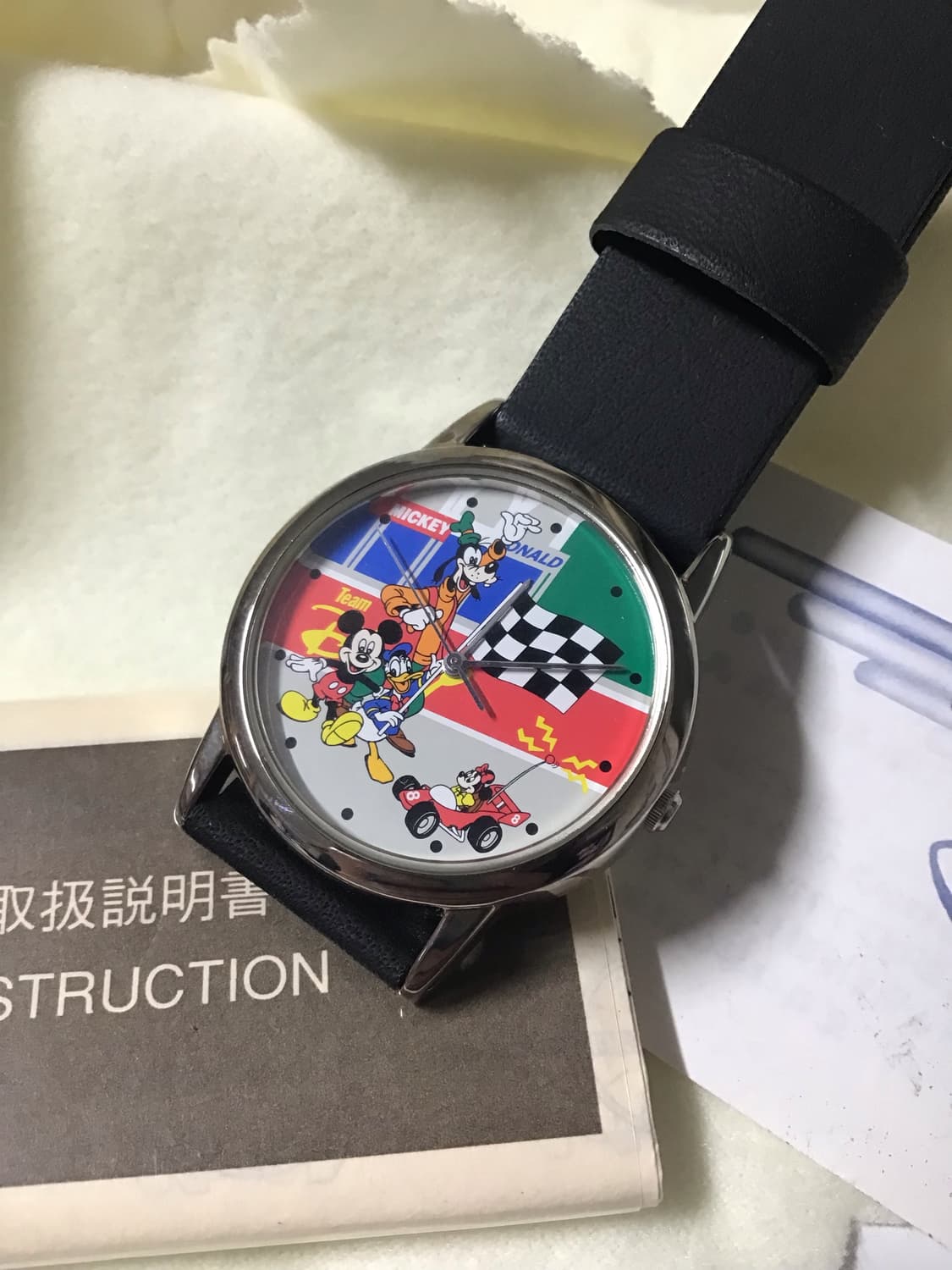 (빈티지)일본삿포로 디즈니 스토어 한정 손목시계 상품이미지1