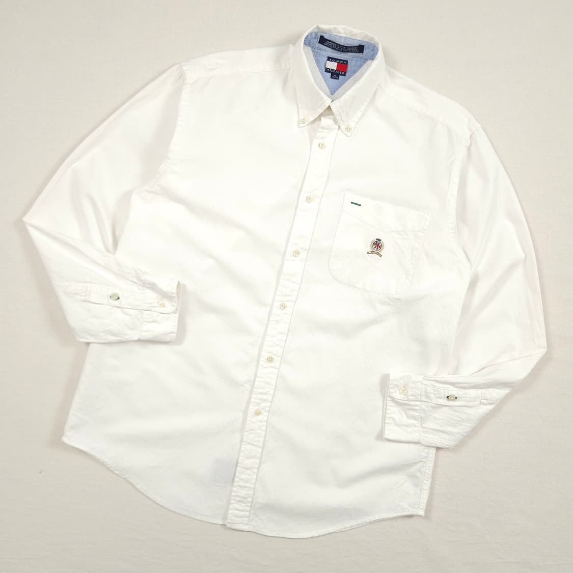 L(100) 타미 힐피거 화이트 월계관 셔츠 상품이미지2