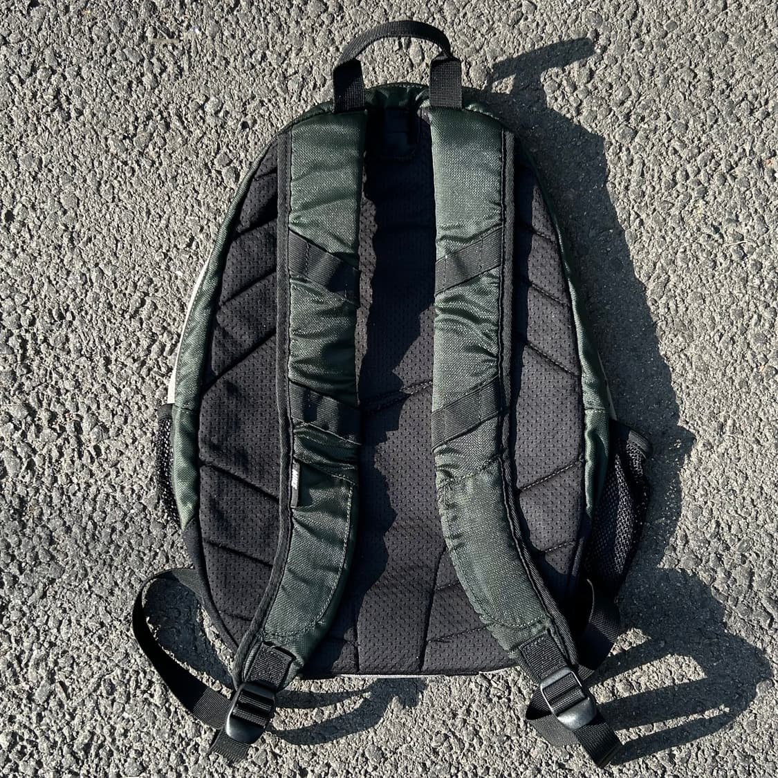 90s 나이키 카키 고프코어 미드 스우시 그린 백팩 올드스쿨 가방 os 상품이미지3