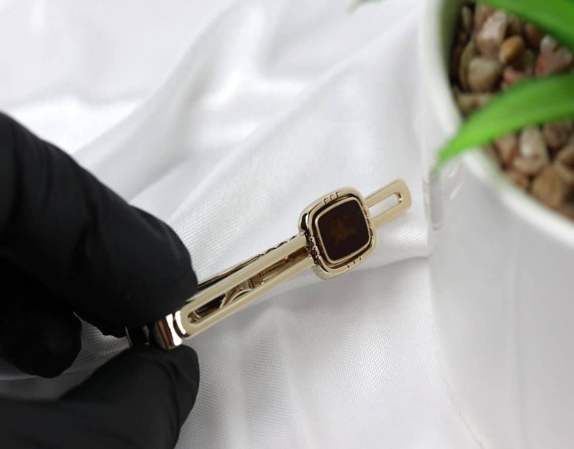 버버리 A등급 5.5cm 남자 명품 넥타이핀 빈티지 상품이미지5