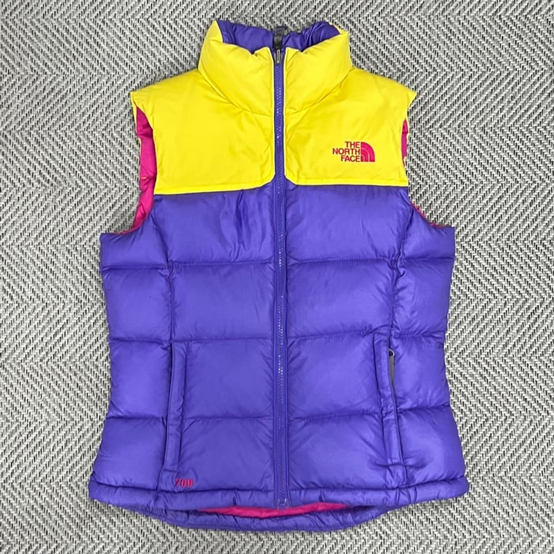 노스페이스 배색 패딩 베스트 v0816 상품이미지1