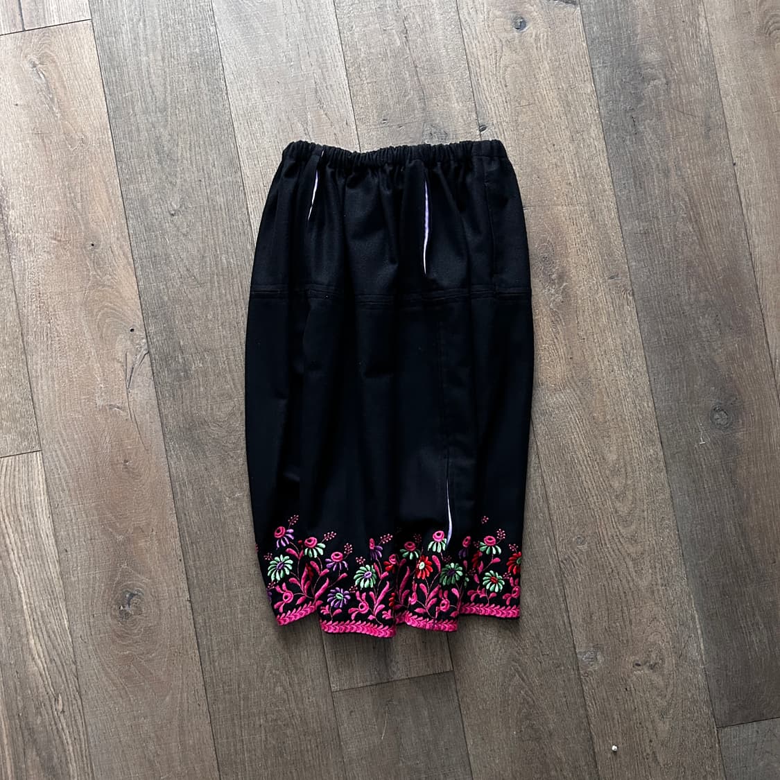 Floral Needlepoint Patchwork Skirt 상품이미지10