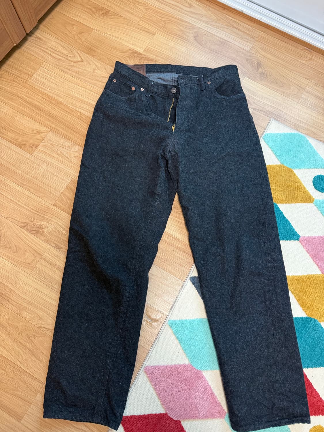 캡틴선샤인 5P 지퍼 데님 (블랙 원워시, 32사이즈) 상품이미지1