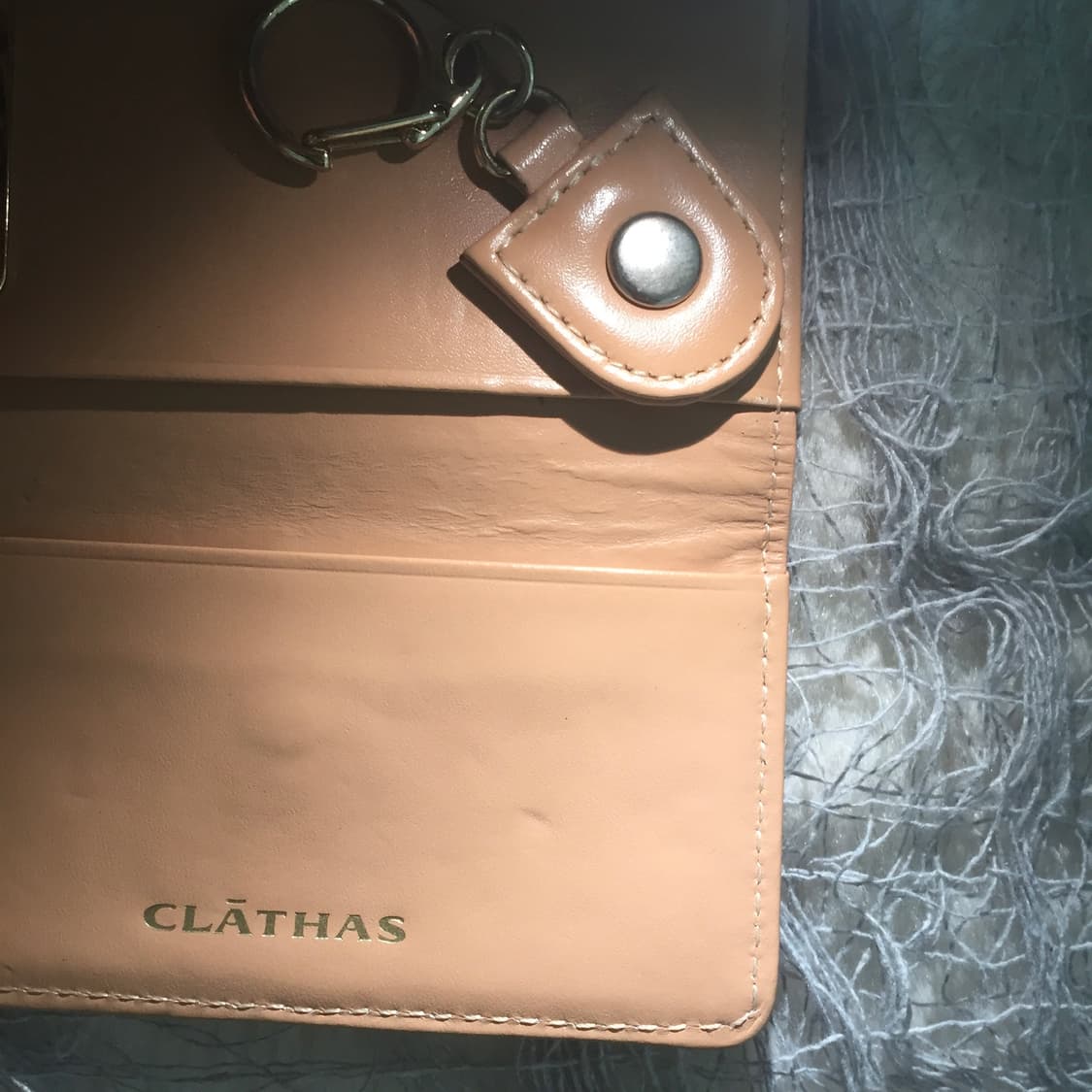 CLATHAS pink rose keyring card wallet 상품이미지8