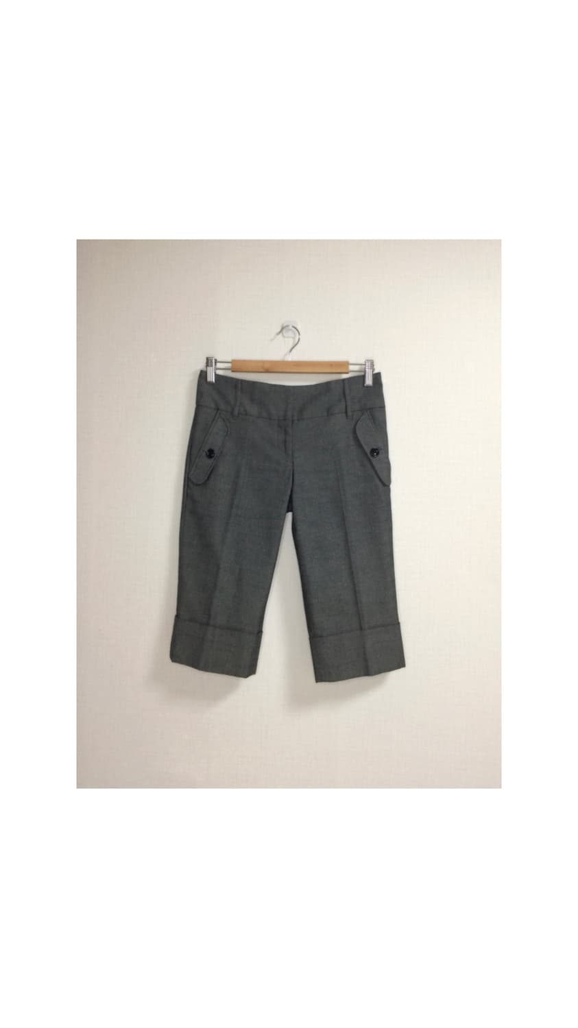 빈티지 차콜 롤업 팬츠 상품이미지1