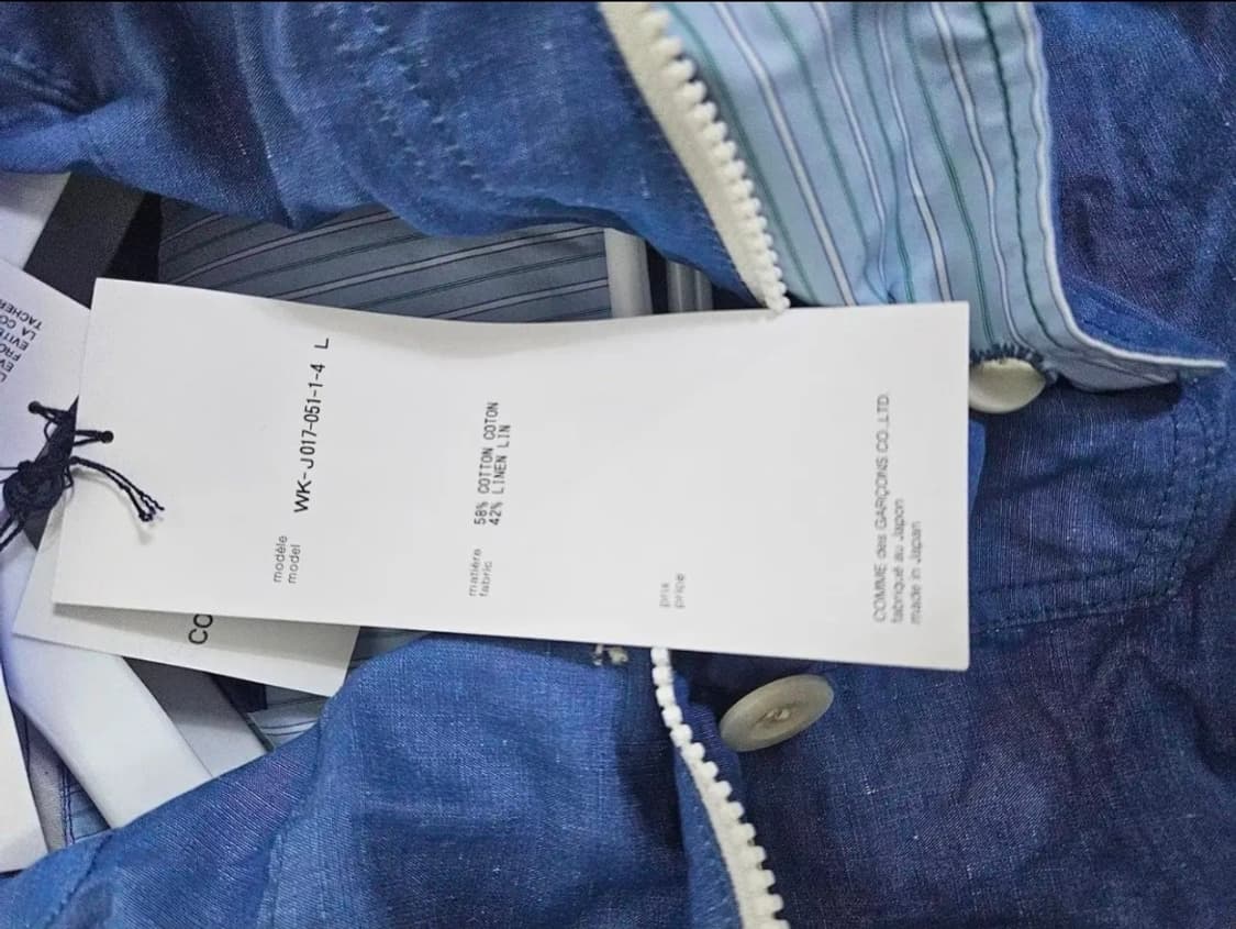 준야와타나베 로이린스테인 린넨 아노락자켓 L 상품이미지9