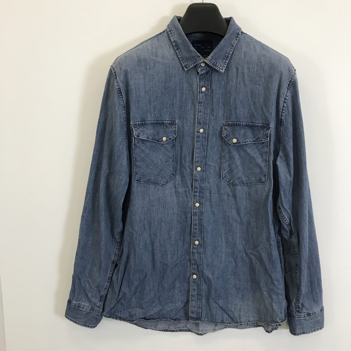 자라 레귤러핏 웨스턴 데님셔츠 [XL] 상품이미지1