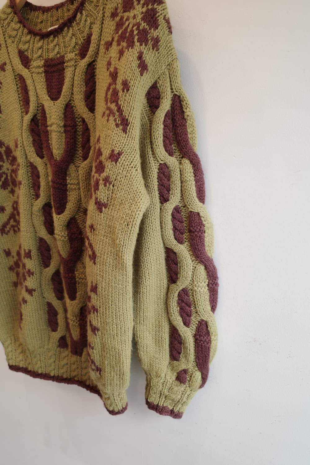 Japan brand 패턴 울니트 상품이미지4