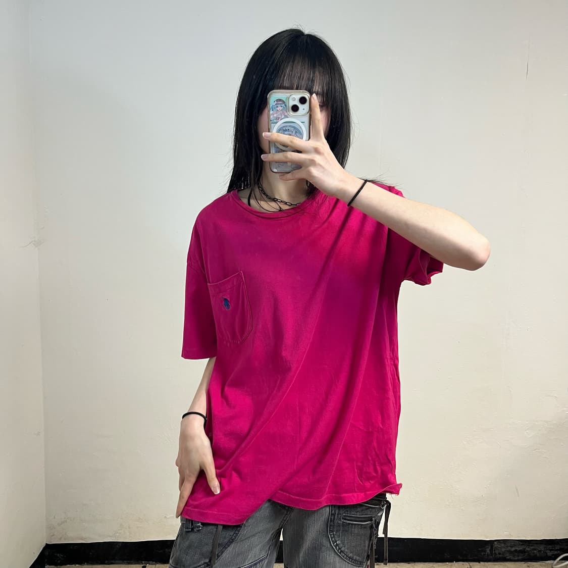 Polo Ralph Lauren hot pink t-shirt 상품이미지1