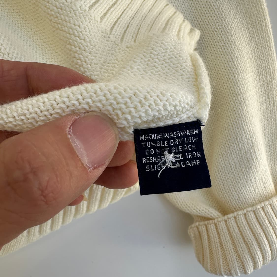 폴로 랄프로렌 90‘s 어이보리 숄카라 가디건 상품이미지4