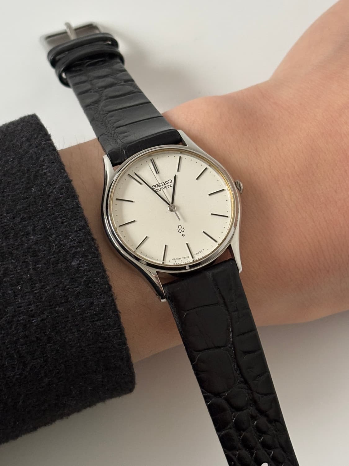 1980년대 Chariot 실버 쿼츠 남성 상품이미지1