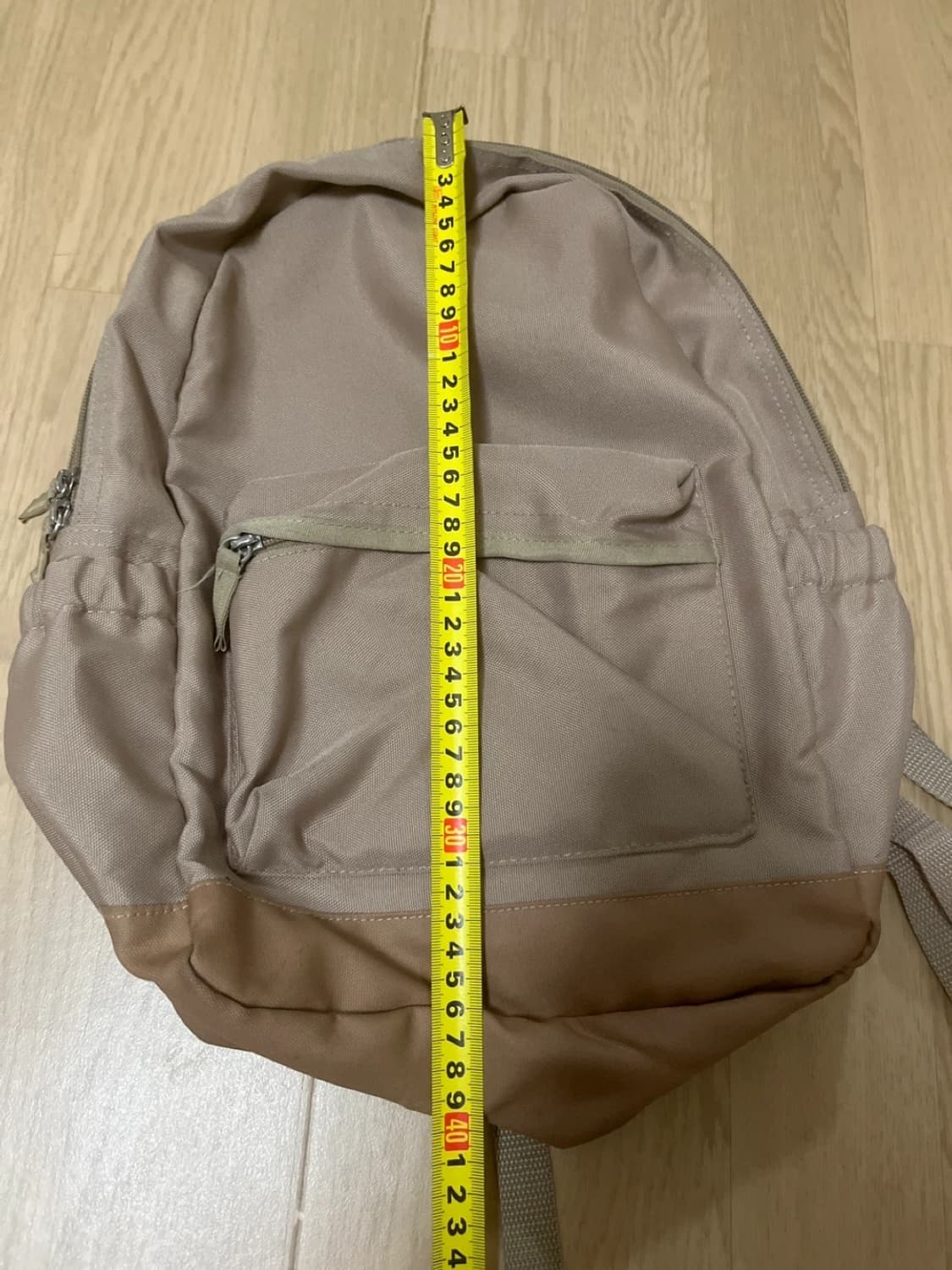 무인양품 베이지색 백팩 륙색 상품이미지5