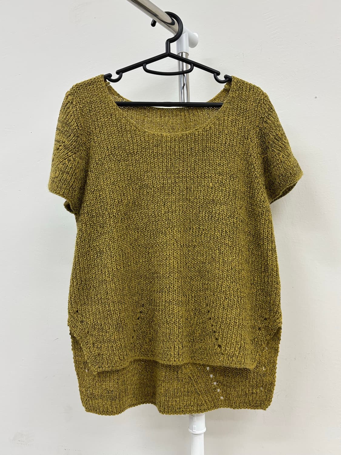 빈티지 반팔 니트 상품이미지4