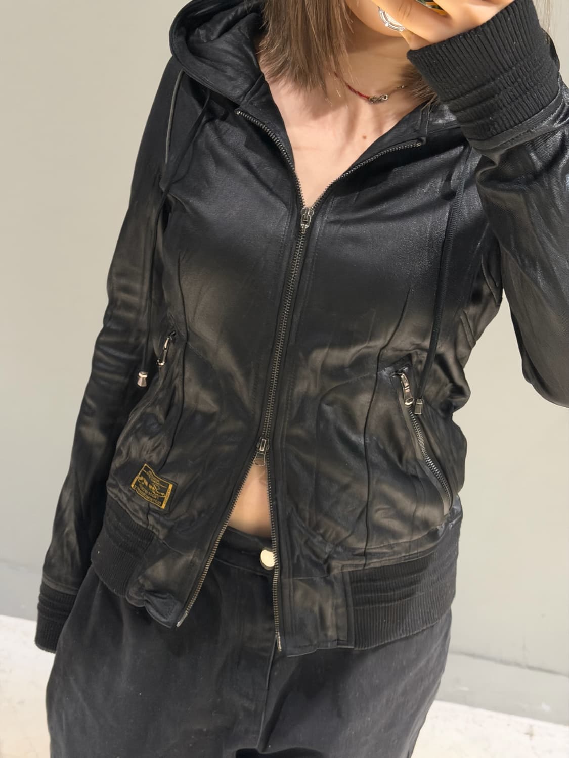 luv maison coating hood zip-up 상품이미지4