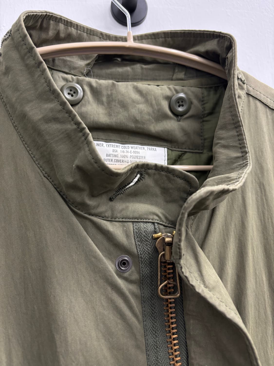 (83s + 74s) 미군 오리지널 M65 피쉬테일 파카 상품이미지5