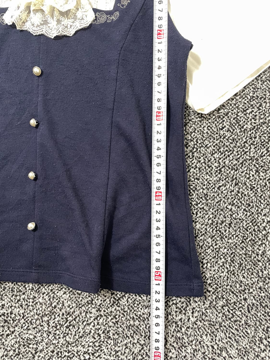 vinteちきゅ. axes femme 리본 반팔블라우스 공겜여주 로리타 상품이미지7