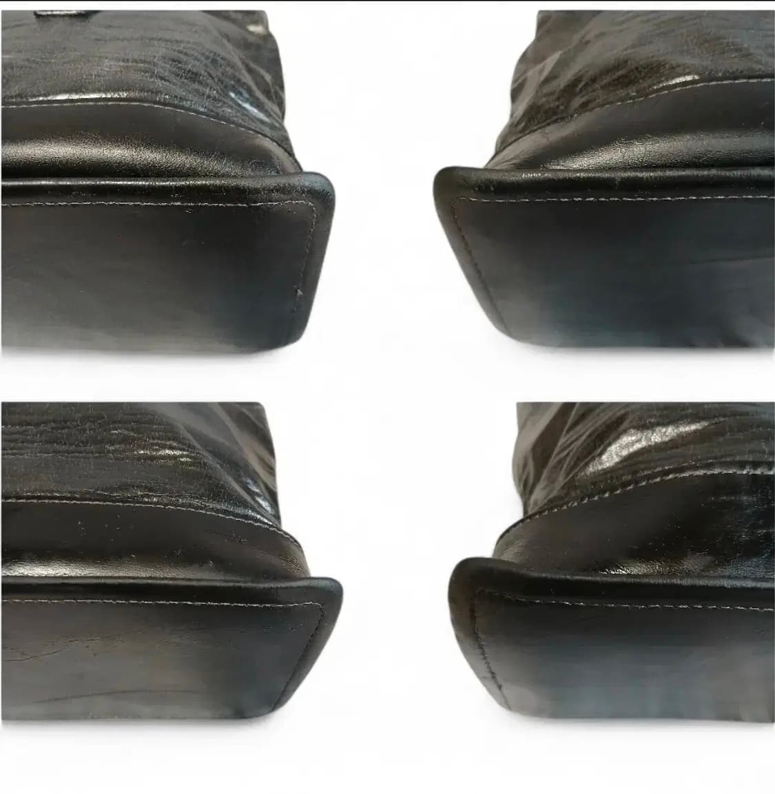 장폴고티에 버클 빈티지 가공 레더 토트백 상품이미지7