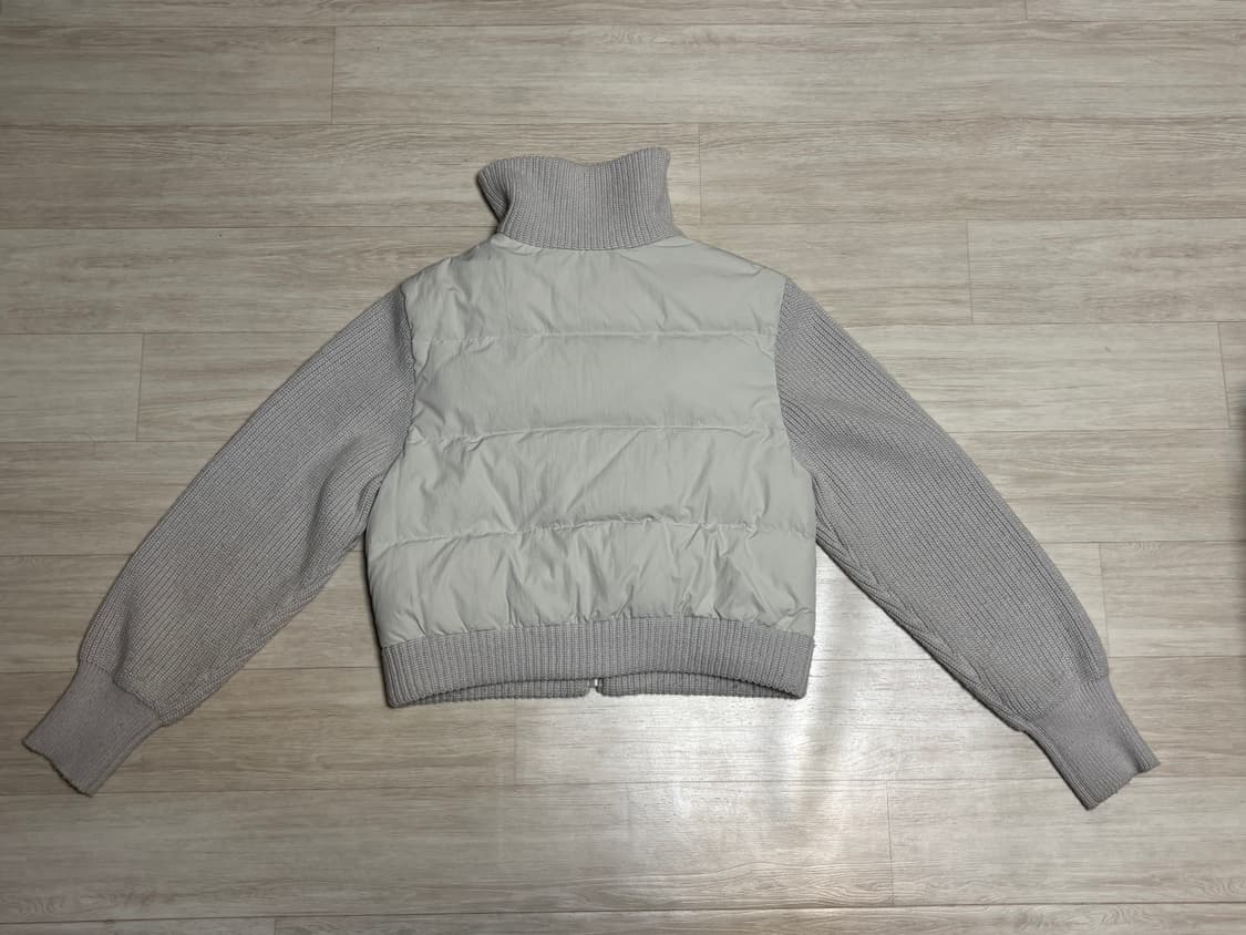 하이넥 덕다운 니트 패딩 상품이미지2