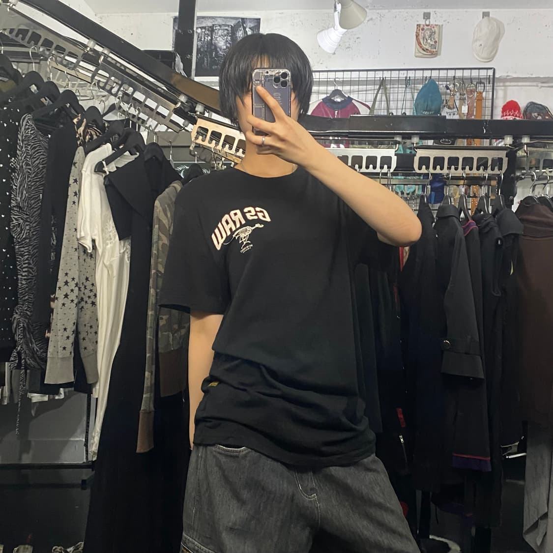 G-star Raw 로고 프린팅 패치 디테일 반팔 티셔츠 상품이미지8