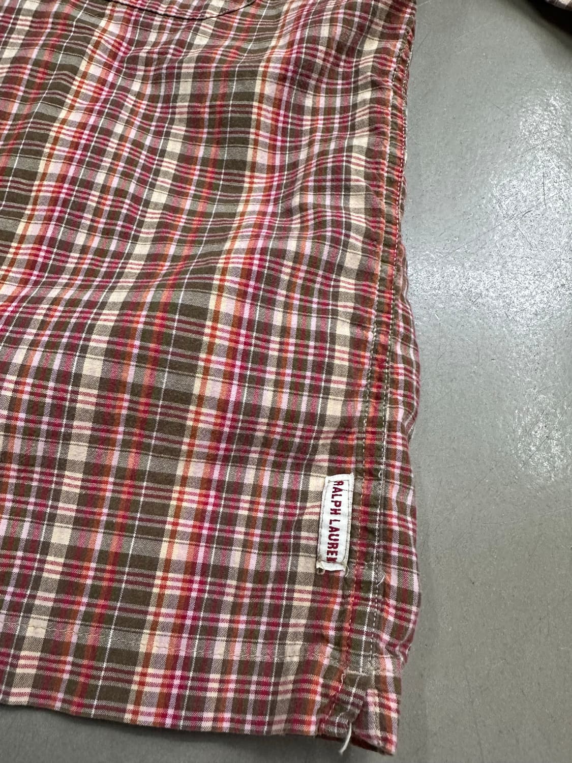 폴로 진스 체크반팔셔츠 상품이미지7