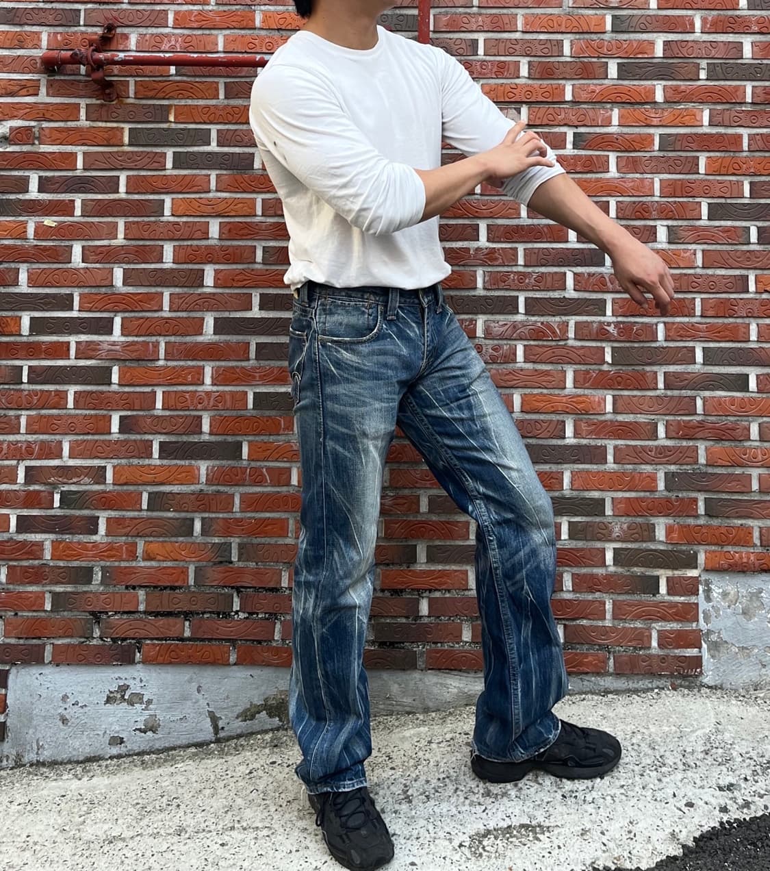 리바이스 503 워싱 데님 진 상품이미지1