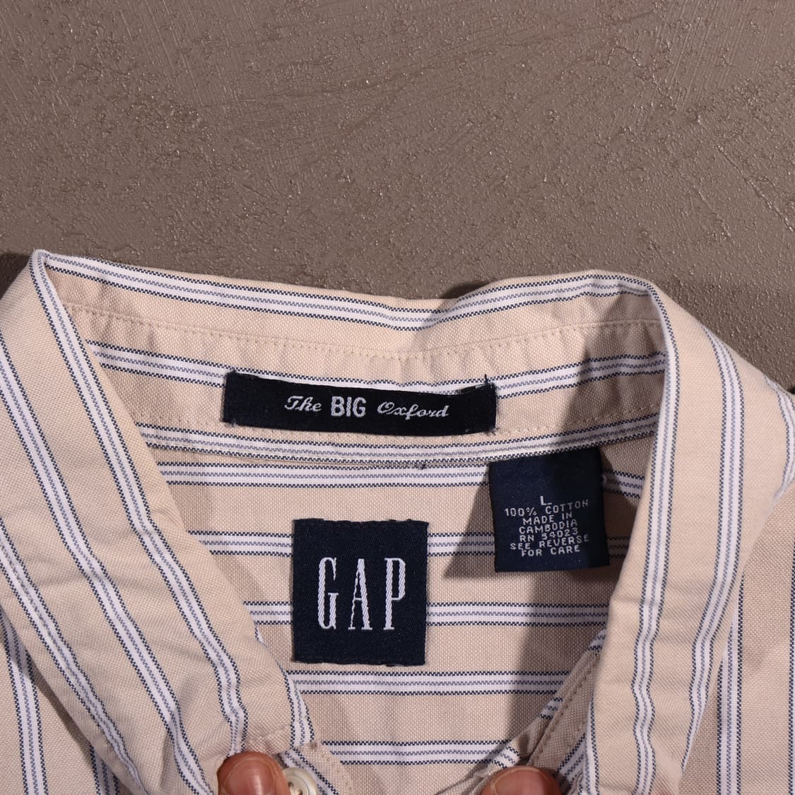 GAP 스트라이프 코튼셔츠 상품이미지4