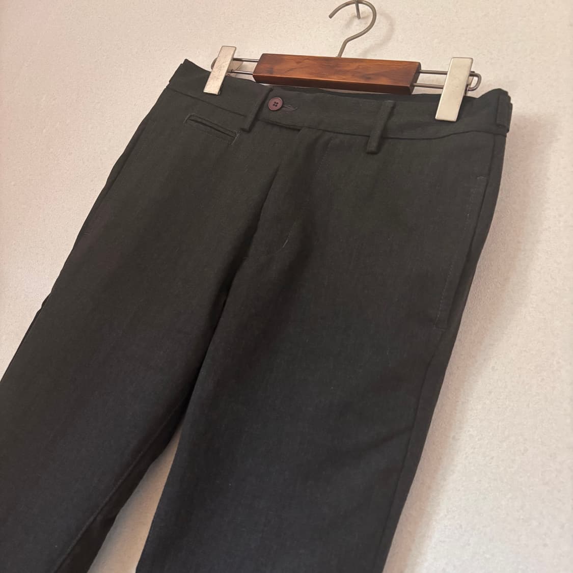 ASOS 아소스 여성 29 팬츠 차콜 그레이 FW 미니멀 베이직 상품이미지6