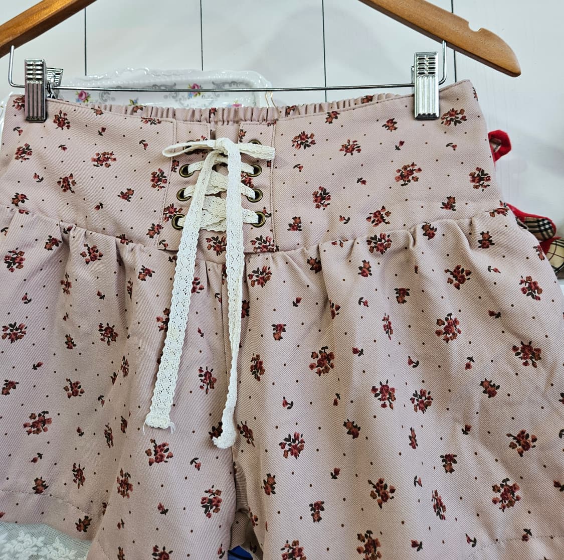 플라워 레이스 레이어드 코르셋 팬츠 상품이미지3