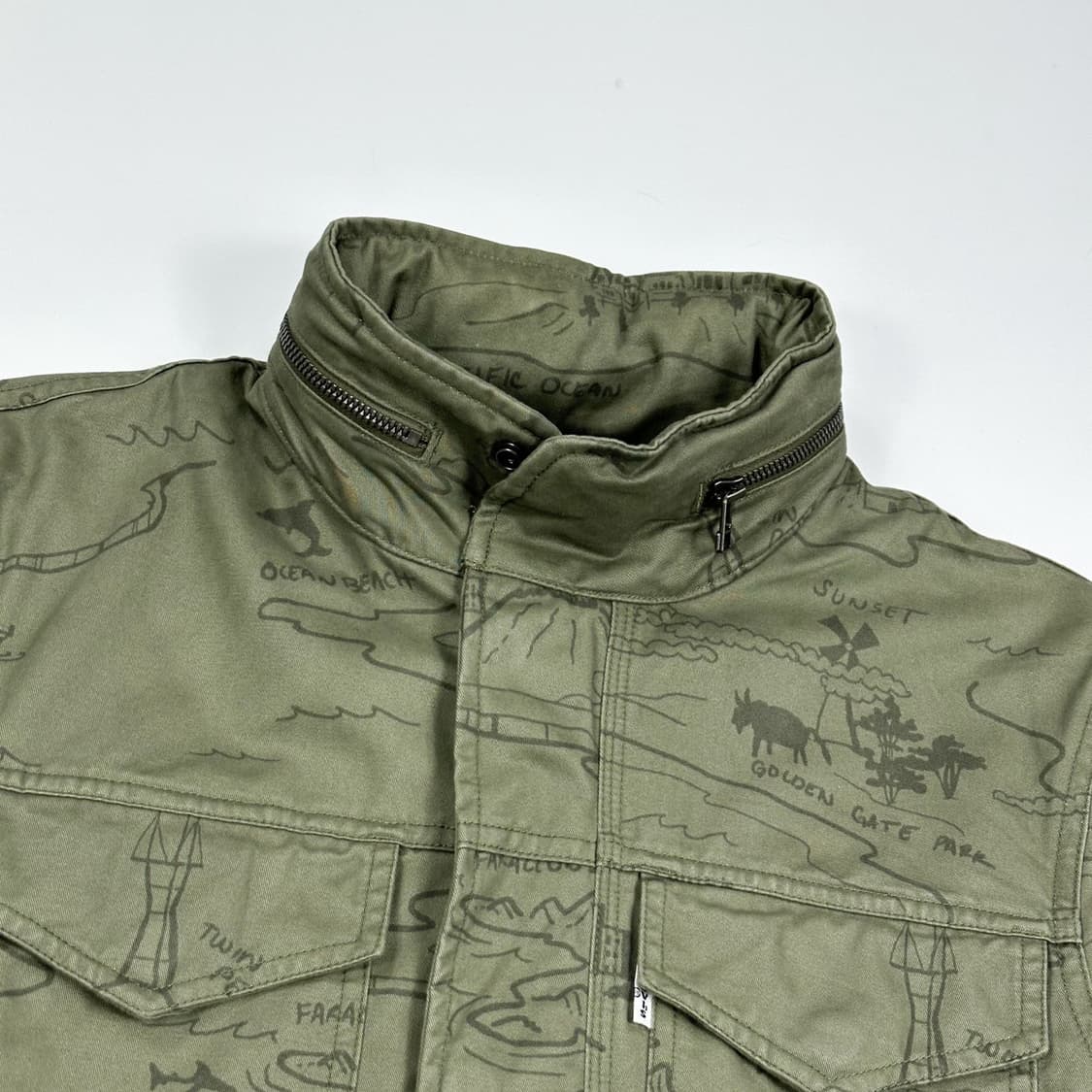 리바이스 오리지널 카키 사파리자켓 (S) 상품이미지3