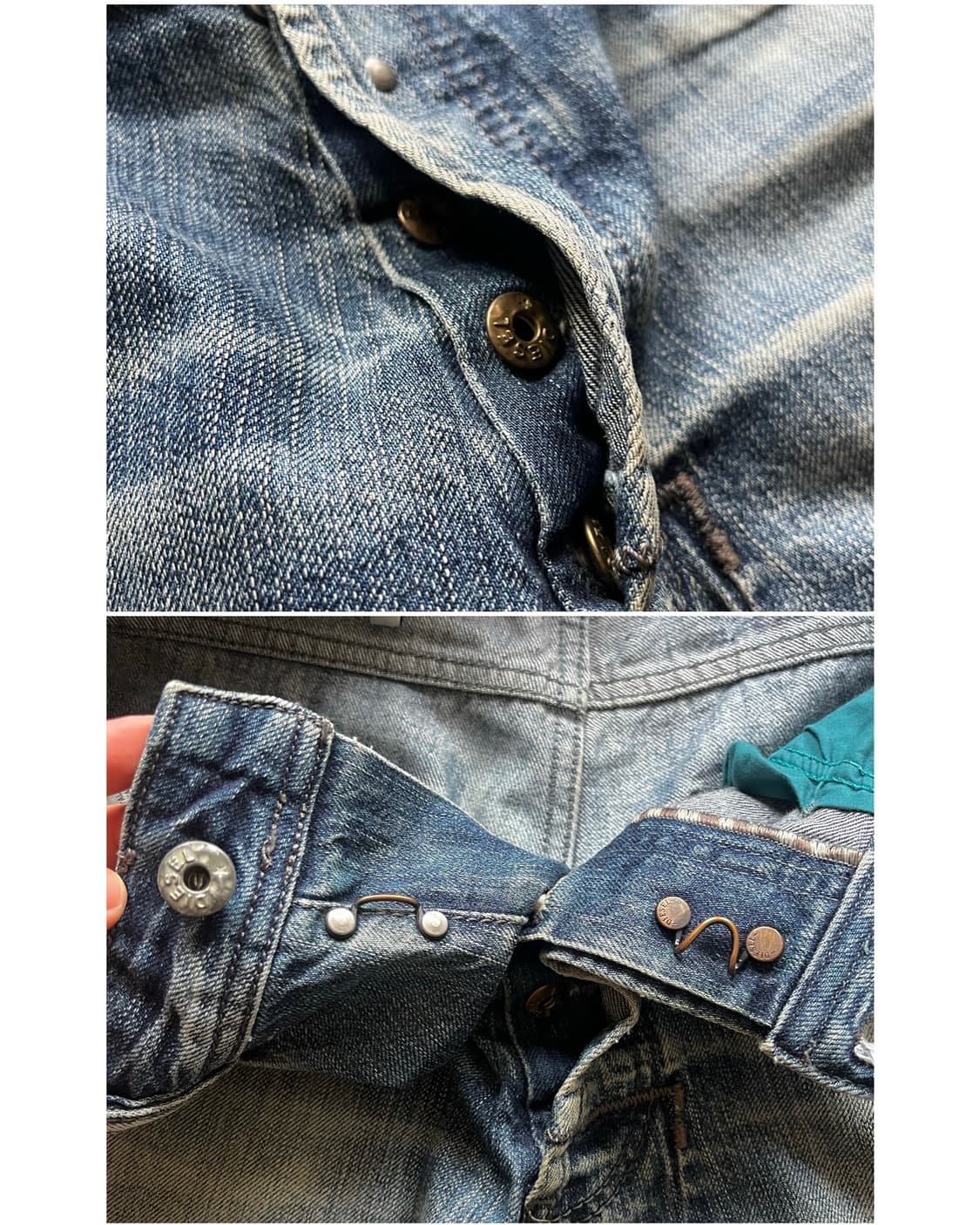 2000s DIESEL Italy NARROT Denim Pants 상품이미지6
