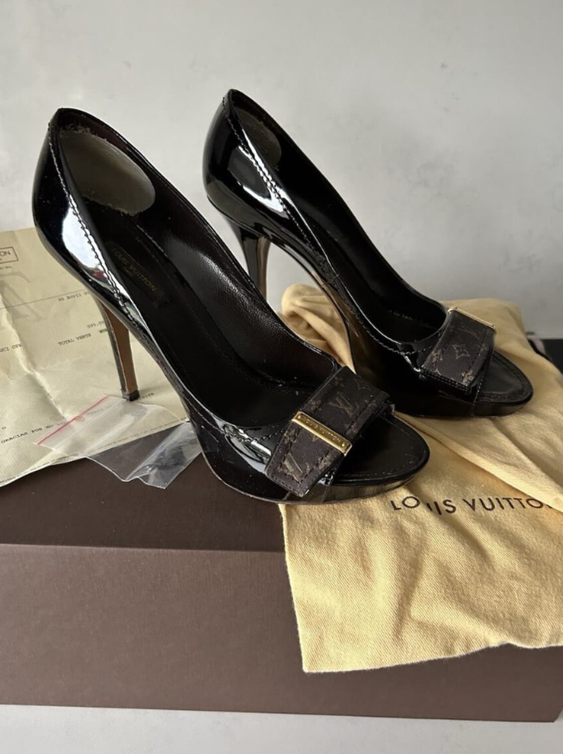 루이비통 모노그램 아이딜부치 오픈토펌프스 39.5 (250-255)  상품이미지1