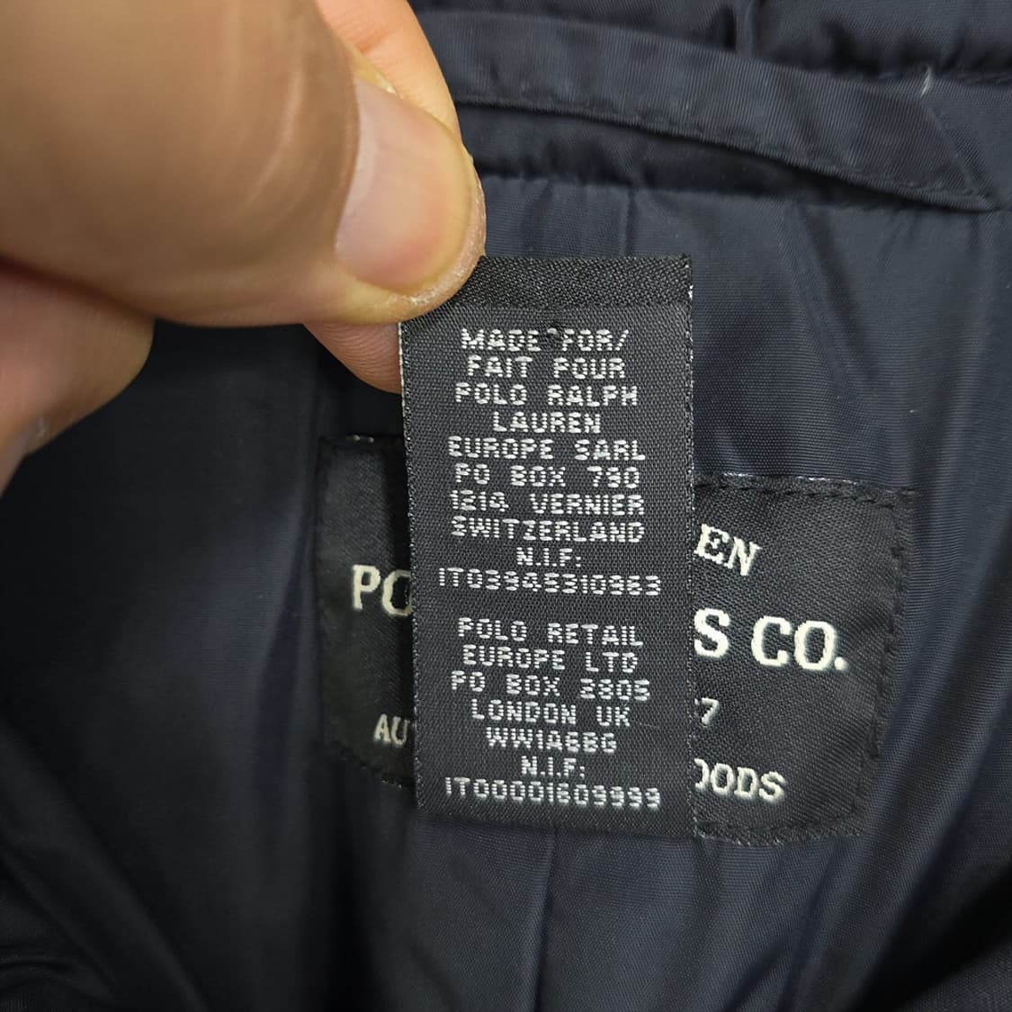 폴로진스(POLO JEANS) 롱 다운패딩 S 상품이미지8