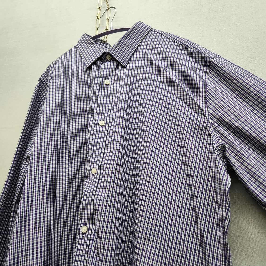 GAP 갭 체크패턴 스탠다드핏 셔츠 XL(2XL) 상품이미지4