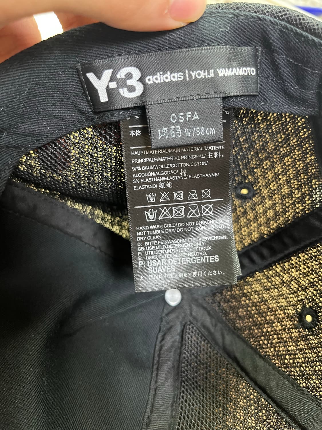 Y-3 매쉬 볼캡 상품이미지3