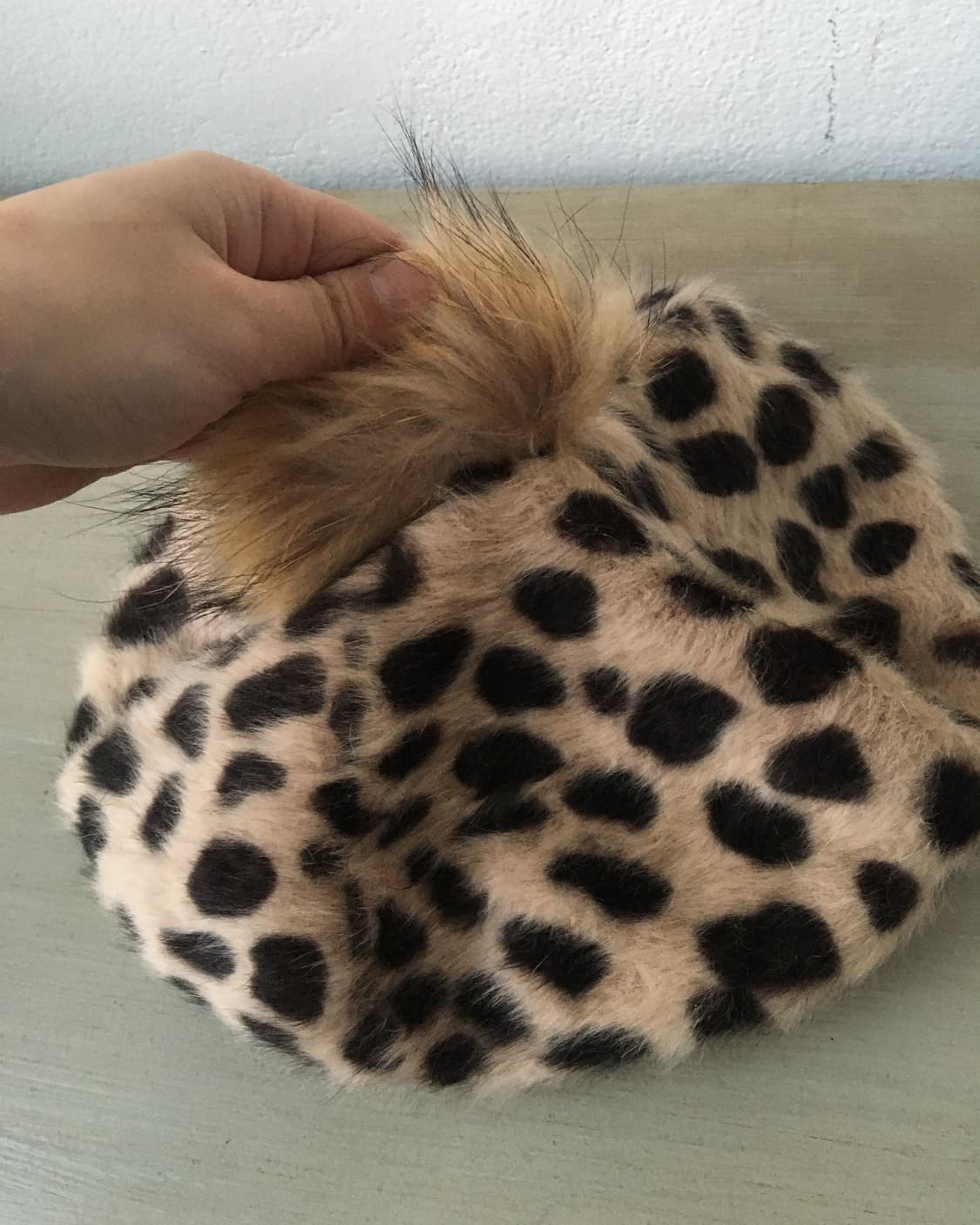  pom leopard pattern beret 상품이미지3