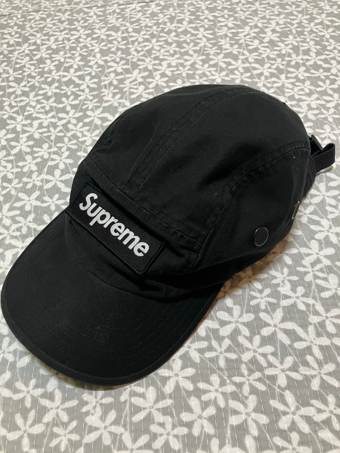 슈프림 밀리터리 캠프캡 블랙 23ss 상품이미지2