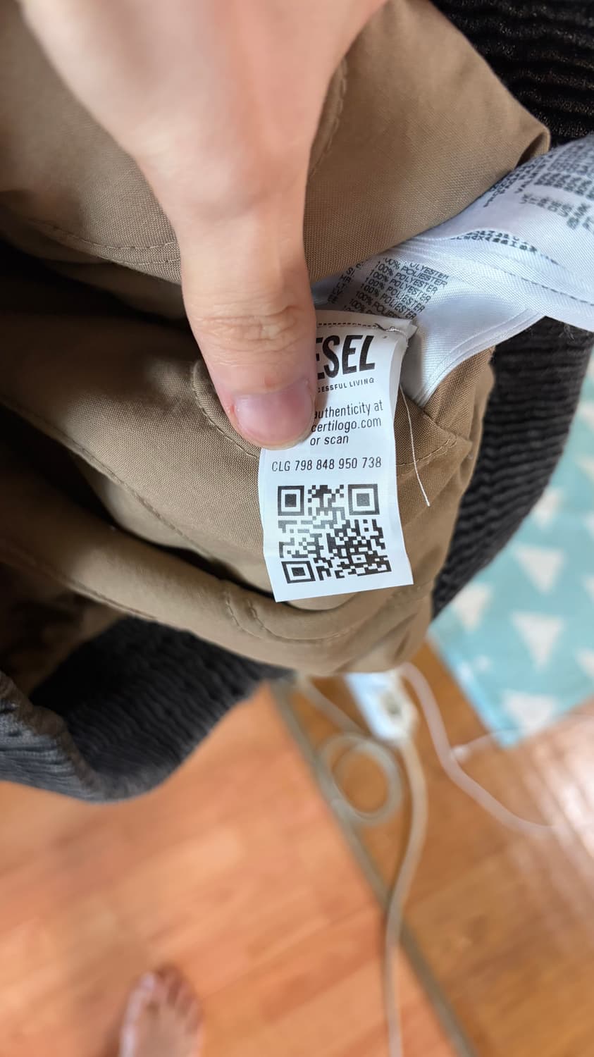 디젤 D-Weltik 데님 봄버 자켓 L 상품이미지4