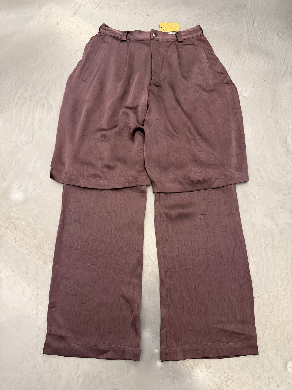 HARE 2WAY LAYERED PANTS 레이어드 와이드팬츠 상품이미지1