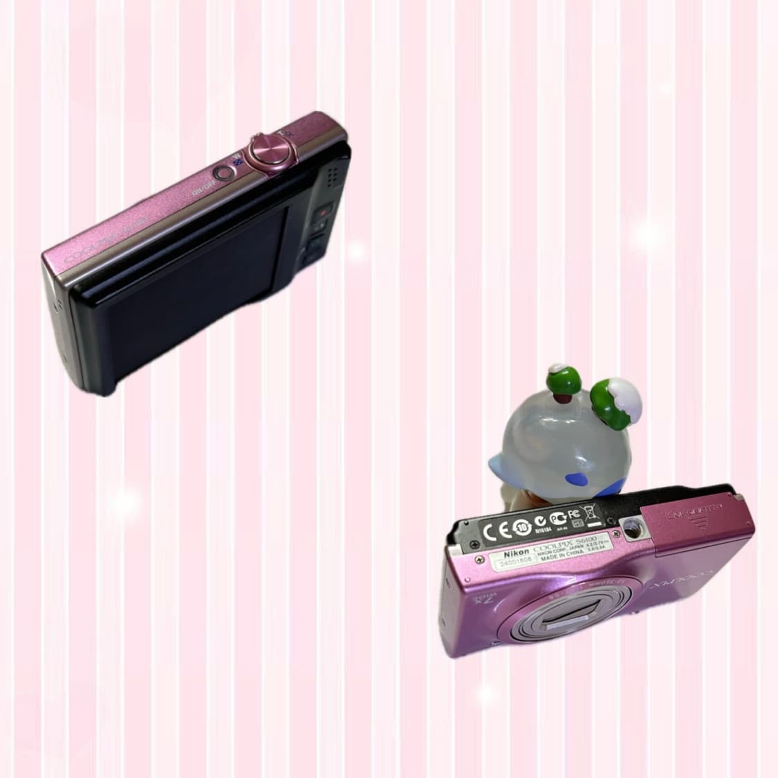 [희귀💖/작례⭕️] 니콘 쿨픽스 S6100 핑크 빈티지 디지털 카메라 상품이미지3
