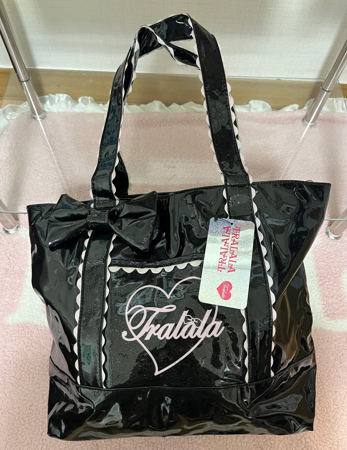 Tralala 리즈리사 히메갸루 오네갸루 레이스 리본 백 상품이미지3