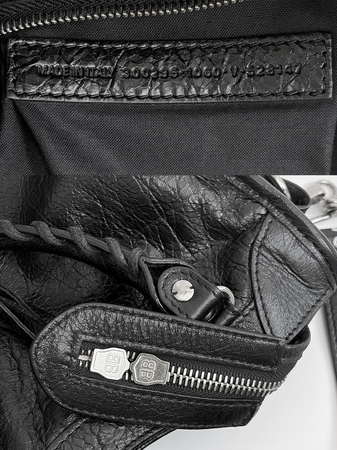 발렌시아가 시티백 로고 미니 판매합니다. 상품이미지7