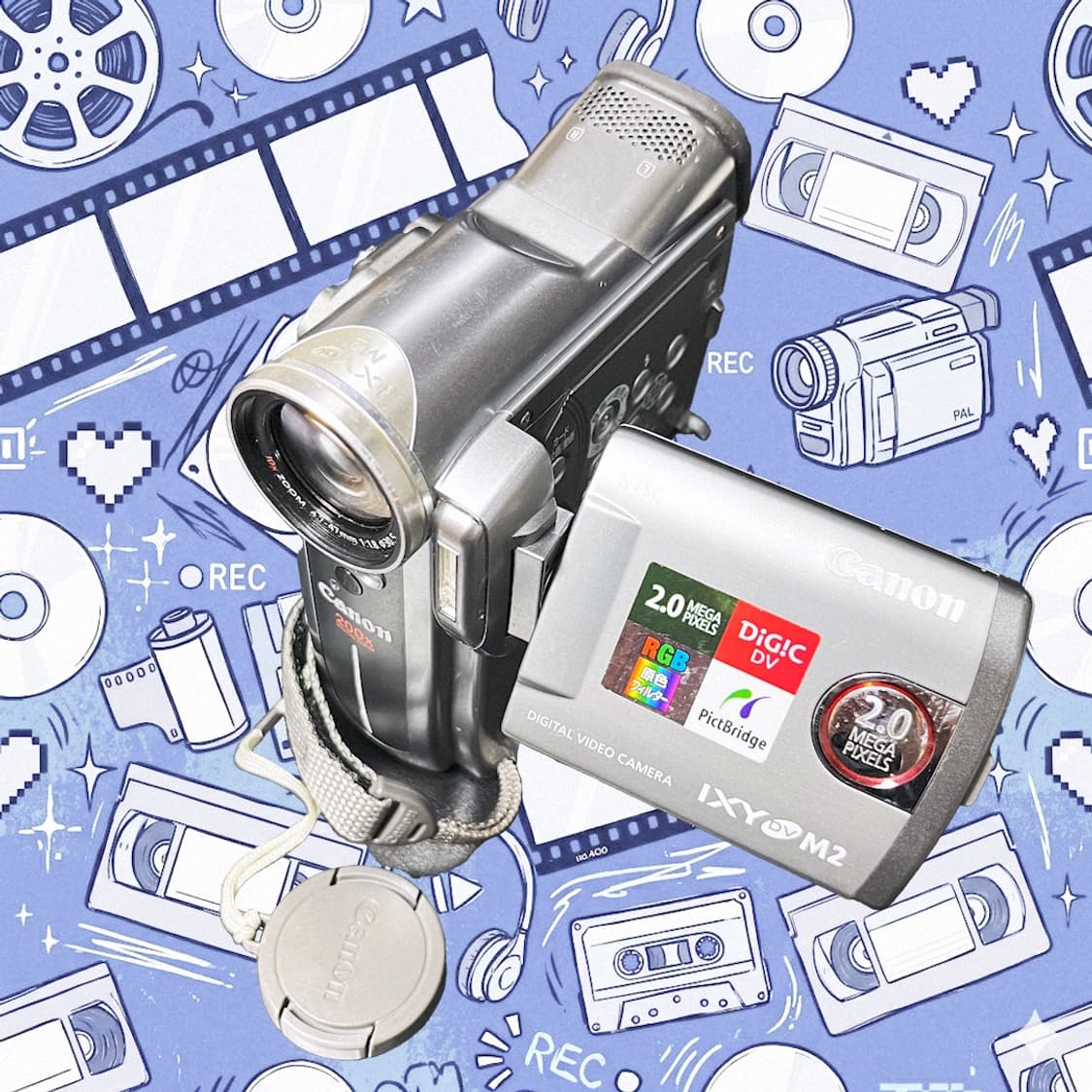 Canon ixy dv m2 6mm 캠코더 (테이프리스 개조 가능) 상품이미지1