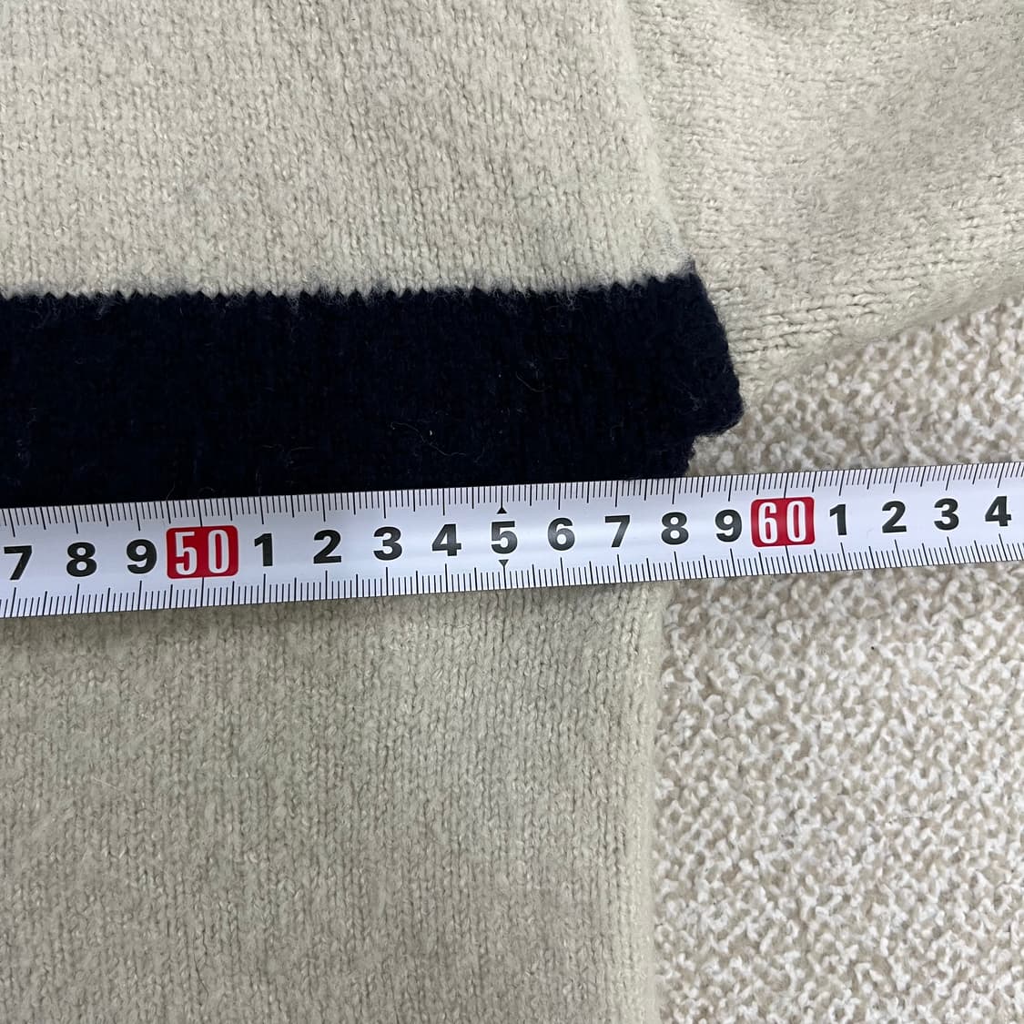 [실측확인] 빈티지 빅로고 니트 스웨트 0106M1 상품이미지6