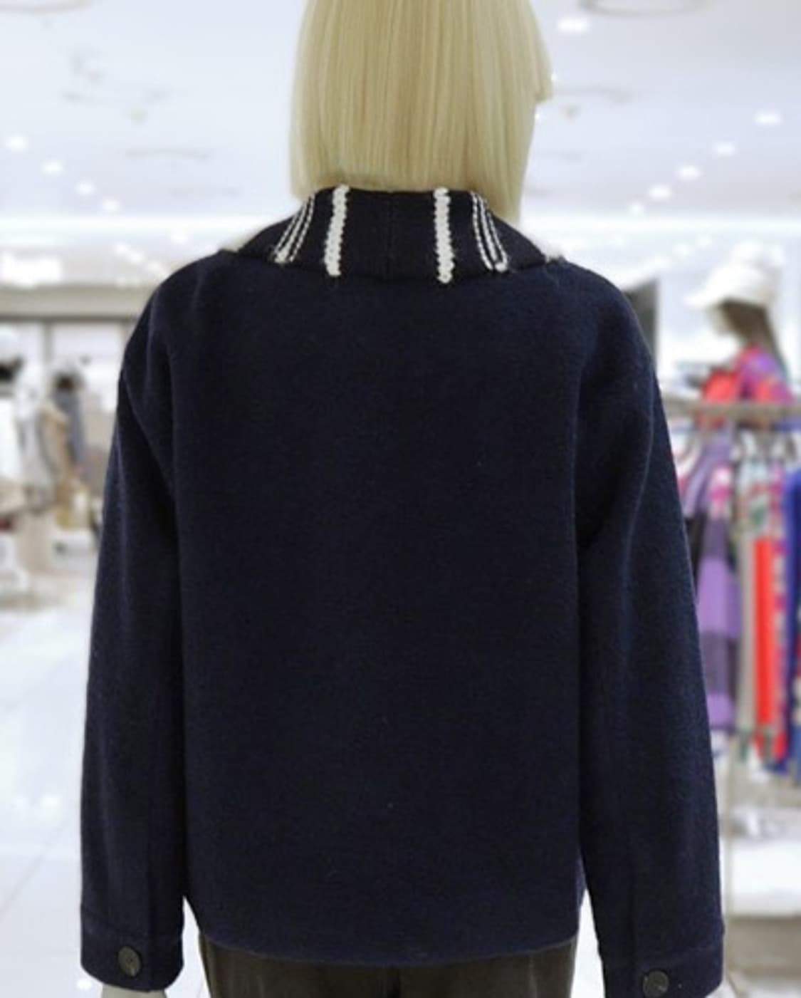 새/공홈판매중) 베네통 루브르 모혼방 자켓  상품이미지2