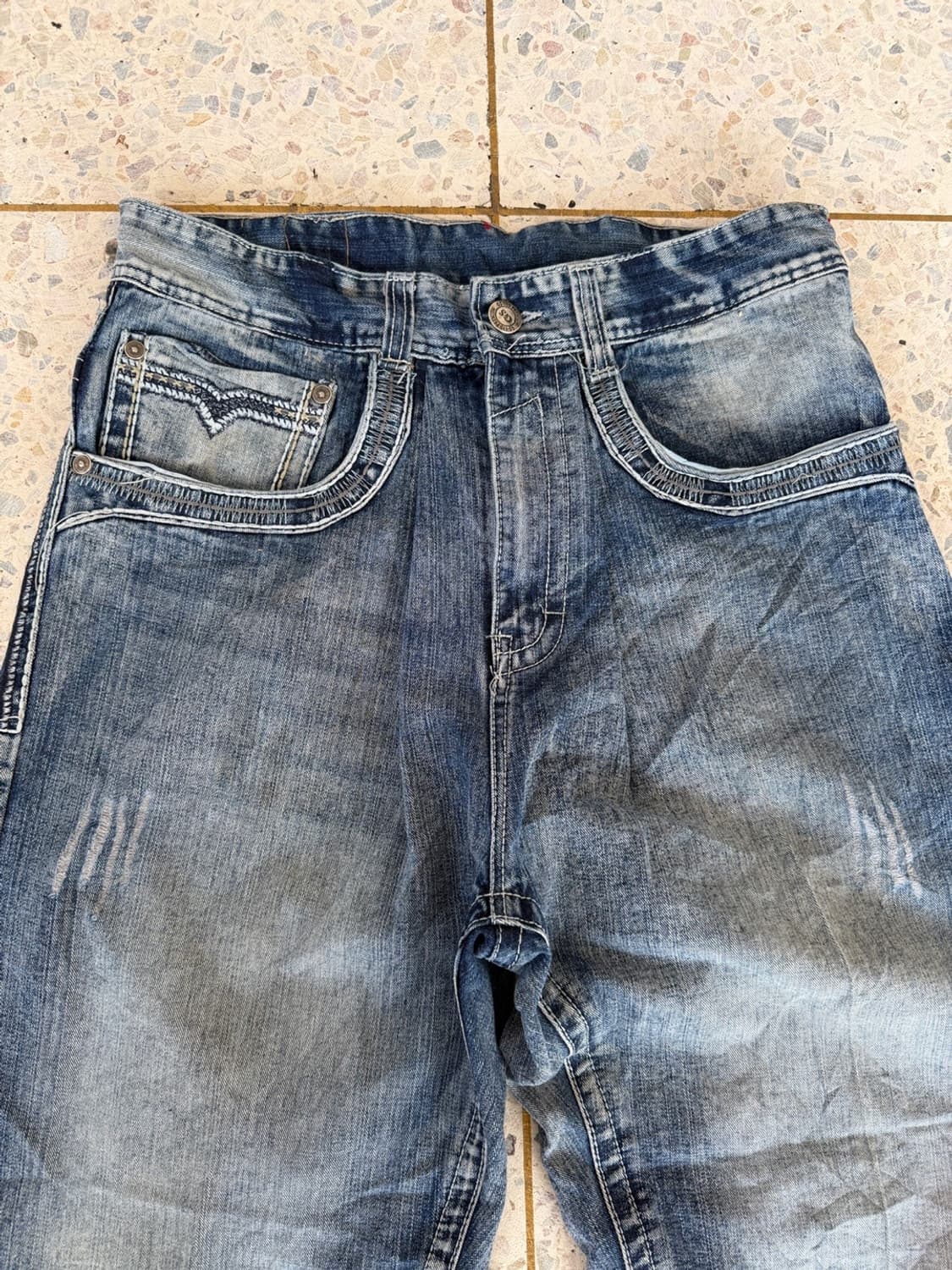 빈티지 자수 힙합팬츠 상품이미지6