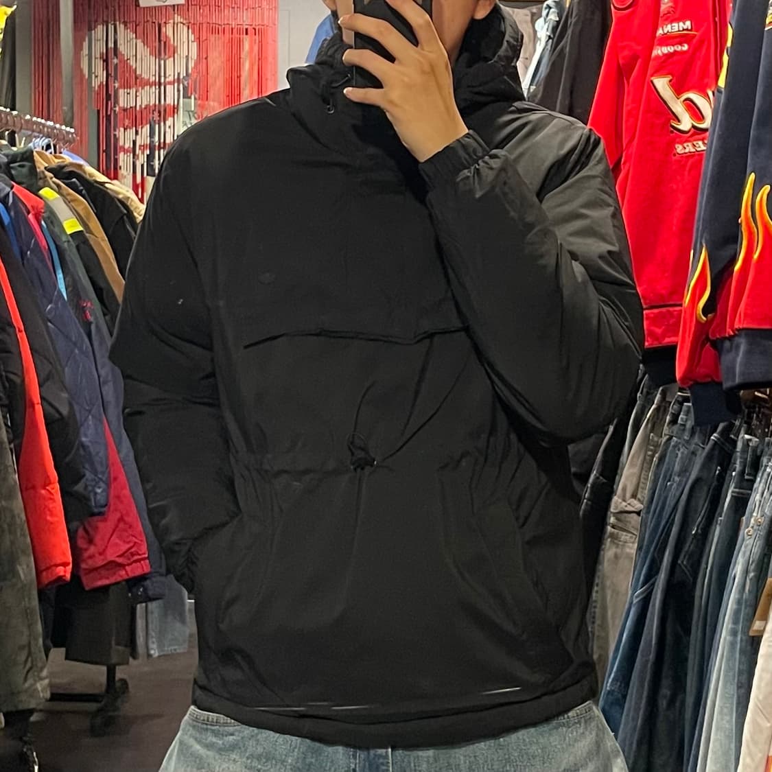 [IM] adidas 아디다스 블랙 아노락 패딩 상품이미지2