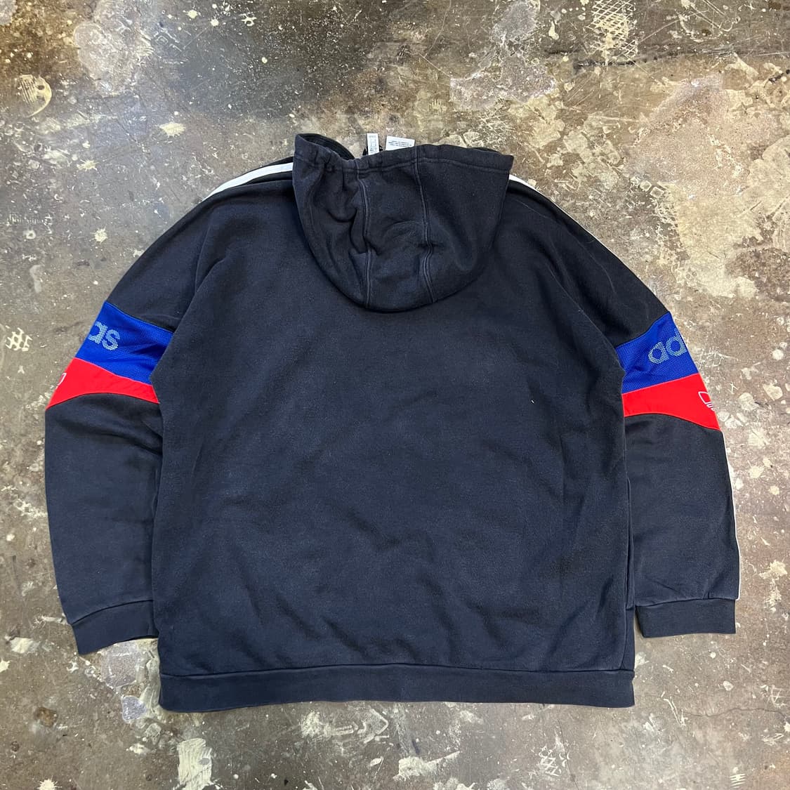 L) 아디다스 트레 포일 로고 후드티 후드티셔츠 상품이미지5