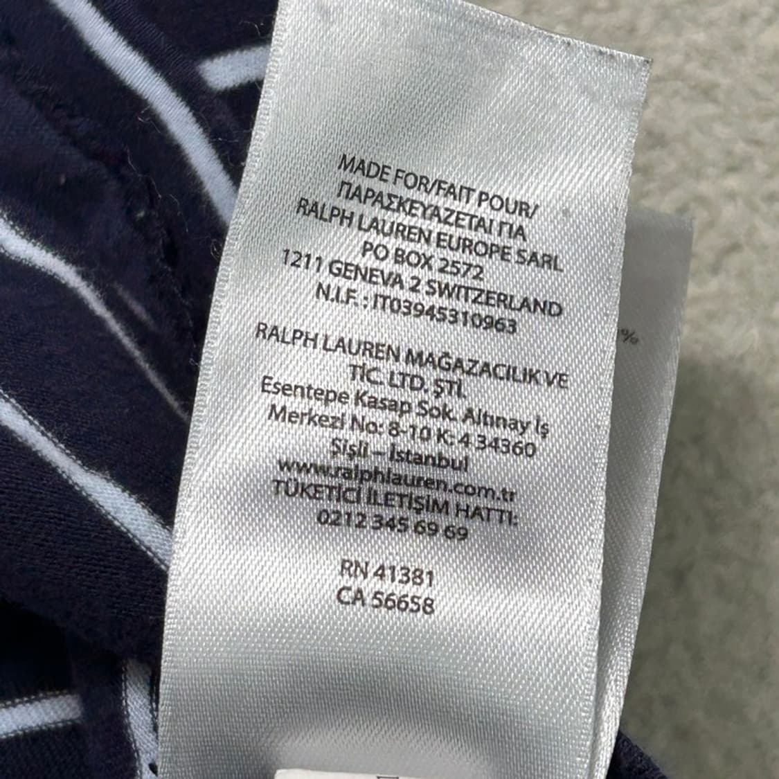 RALPH LAUREN 스트라이프 반팔 L 상품이미지8