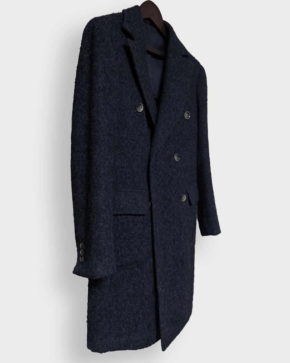 링자켓 블랙라벨 폴로코트 알파카 46 상품이미지3